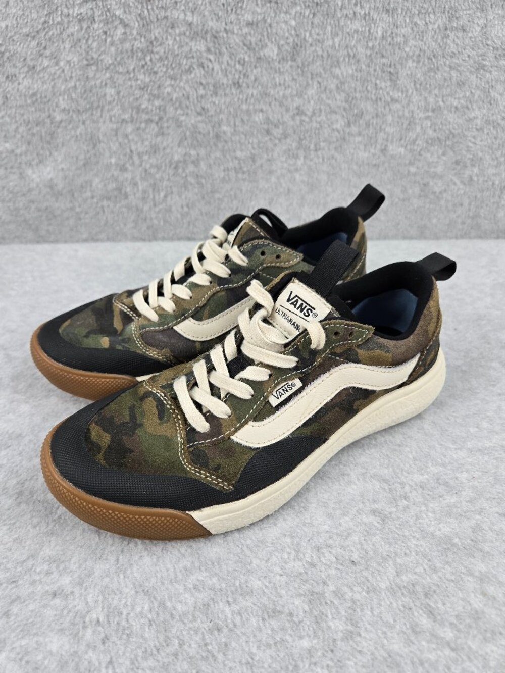 Vans UltraRange Shoes Womens 8.5 EXO SE Woodland Camo Sneakers Skate UltraCush